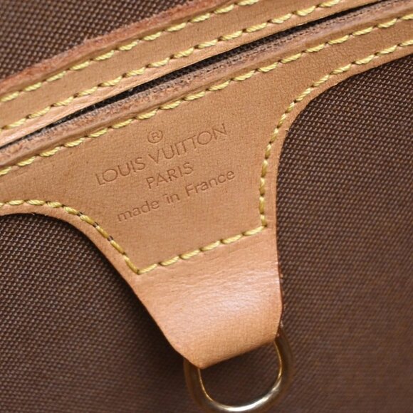 LOUIS VUITTON LV Logos Ellipse MM Hand Bag Monogram Leather Brown - Picture 15 of 16